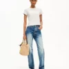 Kenzo Signature broderad T-shirt i bomull Kenzo Signature broderad T-shirt i bomull