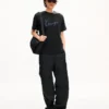 Kenzo Signature broderad T-shirt i bomull