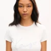 Kenzo Signature broderad T-shirt i bomull Kenzo Signature broderad T-shirt i bomull