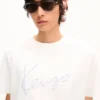 Kenzo Signature broderad T-shirt i bomull