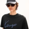 Kenzo Signature broderad T-shirt i bomull