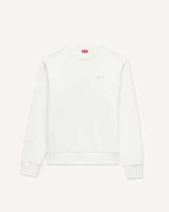 Kenzo Signature’ broderad tröja i bomull