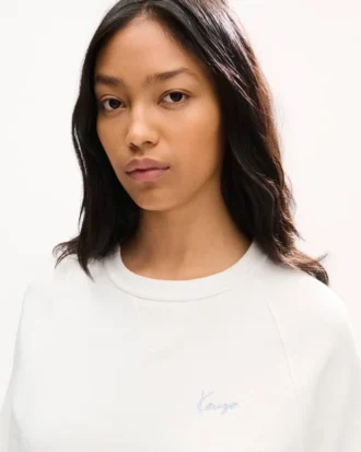 Kenzo Signature’ broderad tröja i bomull