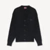 Kenzo Signature Cable’ broderad stickad kofta