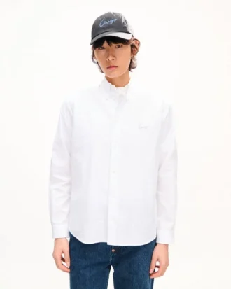 ”Kenzo Signature” casualskjorta i seersucker-bomull