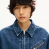 Kenzo Signature’ könsneutral funktionsjacka i japansk denim