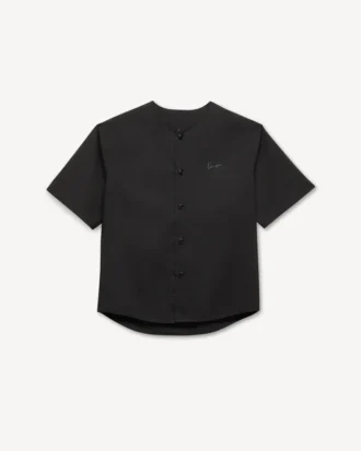 Kenzo Signature’ kortärmad basebollskjorta i bomullspoplin Kenzo Signature’ kortärmad basebollskjorta i bomullspoplin