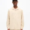 ”Kenzo Signature” oversized-skjorta i bomull med fiskbensmönster ”Kenzo Signature” oversized-skjorta i bomull med fiskbensmönster