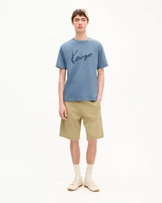 ’Kenzo Signature’ Shorts i bomull