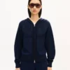 ’Kenzo Signature’ stickad hoodie med dragkedja i bomullsull ’Kenzo Signature’ stickad hoodie med dragkedja i bomullsull