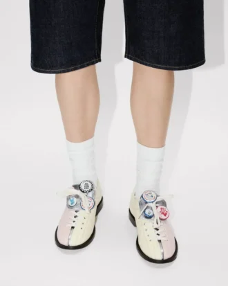 Kenzo Striker’ bowlingderbyskor i läder
