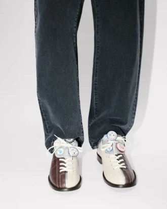 Kenzo Striker’ bowlingderbyskor i läder