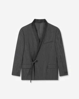 Kenzo Stripes dubbelknäppt skräddarsydd kimonokavaj