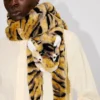 Kenzo Tiger-halsduk i fuskpäls
