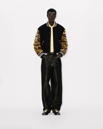 Kenzo Tiger’ könsneutral varsityjacka i ny ull