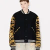 Kenzo Tiger’ könsneutral varsityjacka i ny ull