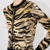 Kenzo Tiger-kofta i blandning av bomull och ull Kenzo Tiger-kofta i blandning av bomull och ull
