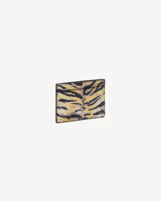 Kenzo Tiger-kortfodral i läder