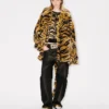 Kenzo Tiger’ oversized-kappa i fuskpäls