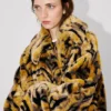 Kenzo Tiger’ oversized-kappa i fuskpäls