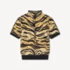 Kenzo Tiger-tröja med hög hals i bomulls- och ullblandning Kenzo Tiger-tröja med hög hals i bomulls- och ullblandning
