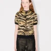 Kenzo Tiger-tröja med hög hals i bomulls- och ullblandning Kenzo Tiger-tröja med hög hals i bomulls- och ullblandning