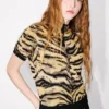 Kenzo Tiger-tröja med hög hals i bomulls- och ullblandning Kenzo Tiger-tröja med hög hals i bomulls- och ullblandning