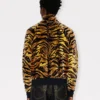 Kenzo Tiger-träningsjacka i sammetjacquard