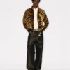 Kenzo Tiger-träningsjacka i sammetjacquard