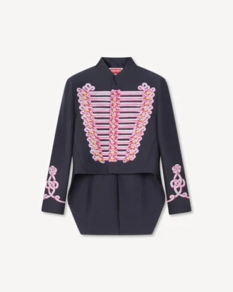 Kenzo Trompe L’œIl’ Jacquard-frack i ullbomull