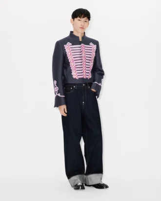 Kenzo Trompe L’œIl’ Jacquard-frack i ullbomull