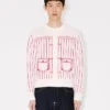 Kenzo Trompe L’oeil-kofta i bomull och ull