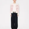 Kenzo Trompe L’oeil-kofta i bomull och ull