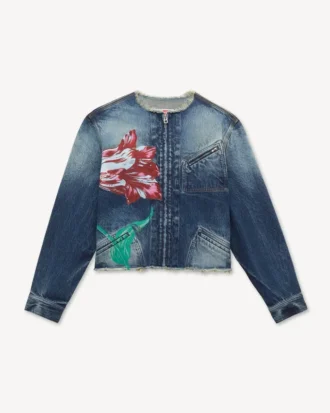 Kenzo Tulip-arbetsjacka i japansk denim