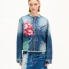 Kenzo Tulip-arbetsjacka i japansk denim