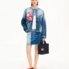 Kenzo Tulip-arbetsjacka i japansk denim
