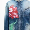 Kenzo Tulip-arbetsjacka i japansk denim