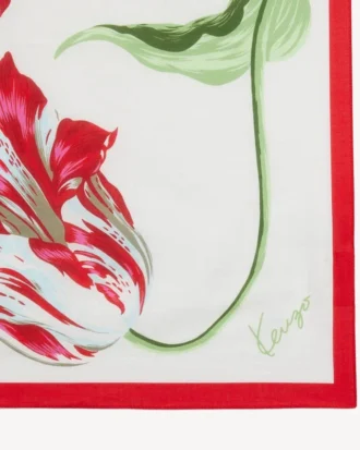Kenzo Tulip-bandana i lätt bomull