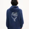 Kenzo Tulip broderad hoodie med dragkedja i bomull Kenzo Tulip broderad hoodie med dragkedja i bomull