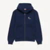 Kenzo Tulip broderad hoodie med dragkedja i bomull Kenzo Tulip broderad hoodie med dragkedja i bomull