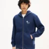 Kenzo Tulip broderad hoodie med dragkedja i bomull Kenzo Tulip broderad hoodie med dragkedja i bomull