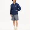Kenzo Tulip broderad hoodie med dragkedja i bomull Kenzo Tulip broderad hoodie med dragkedja i bomull