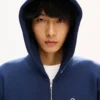 Kenzo Tulip broderad hoodie med dragkedja i bomull Kenzo Tulip broderad hoodie med dragkedja i bomull