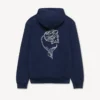 Kenzo Tulip broderad hoodie med dragkedja i bomull Kenzo Tulip broderad hoodie med dragkedja i bomull