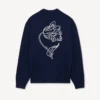 Kenzo Tulip’ broderad kofta i ull och bomull Kenzo Tulip’ broderad kofta i ull och bomull
