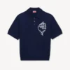 Kenzo Tulip’ broderad polotröja i ull och bomull Kenzo Tulip’ broderad polotröja i ull och bomull