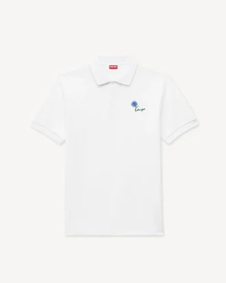 Kenzo Tulip’ broderad slim fit-polotröja i bomull