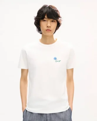 Kenzo Tulip’ broderad slim fit-T-shirt i bomull