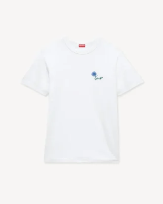 Kenzo Tulip’ broderad slim fit-T-shirt i bomull