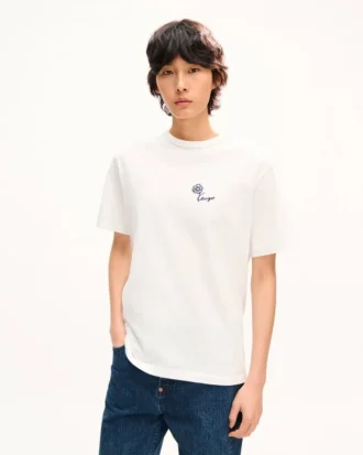 Kenzo Tulip’ broderad T-shirt i bomull